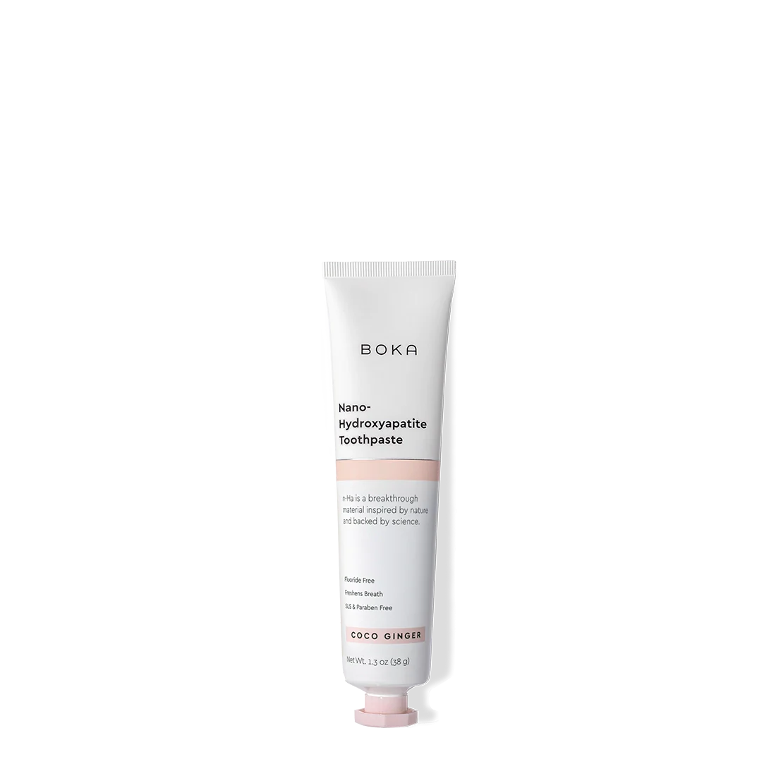 Boka Nano-Hydroxyapatite Toothpaste tube on a white background