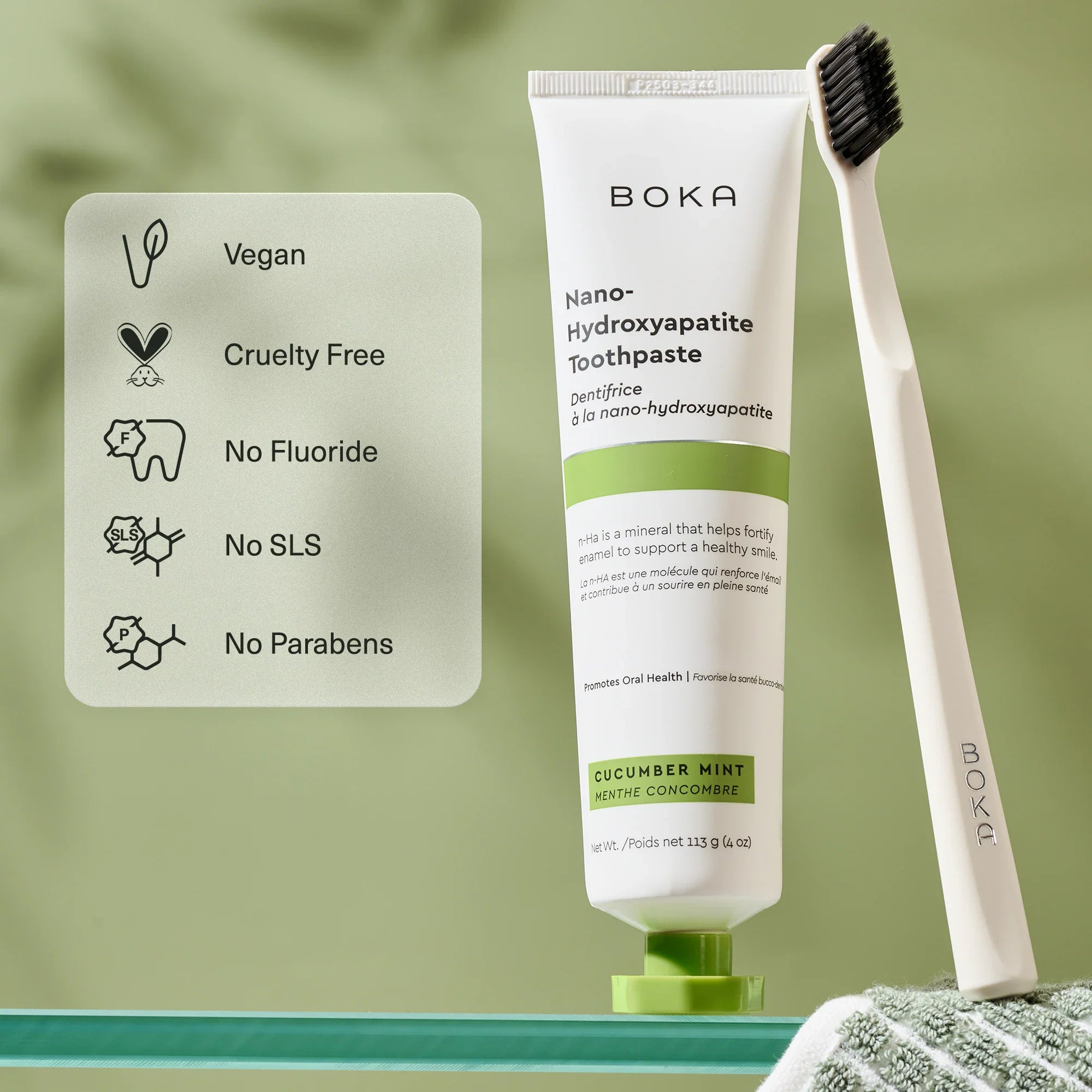 Cucumber Mint Nano-hydroxyapatite Toothpaste