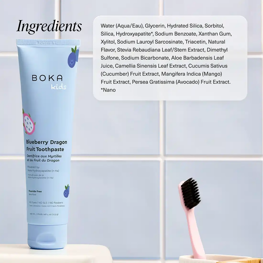 Blueberry Dragon Fruit Kids Nano-hydroxyapatite Toothpaste