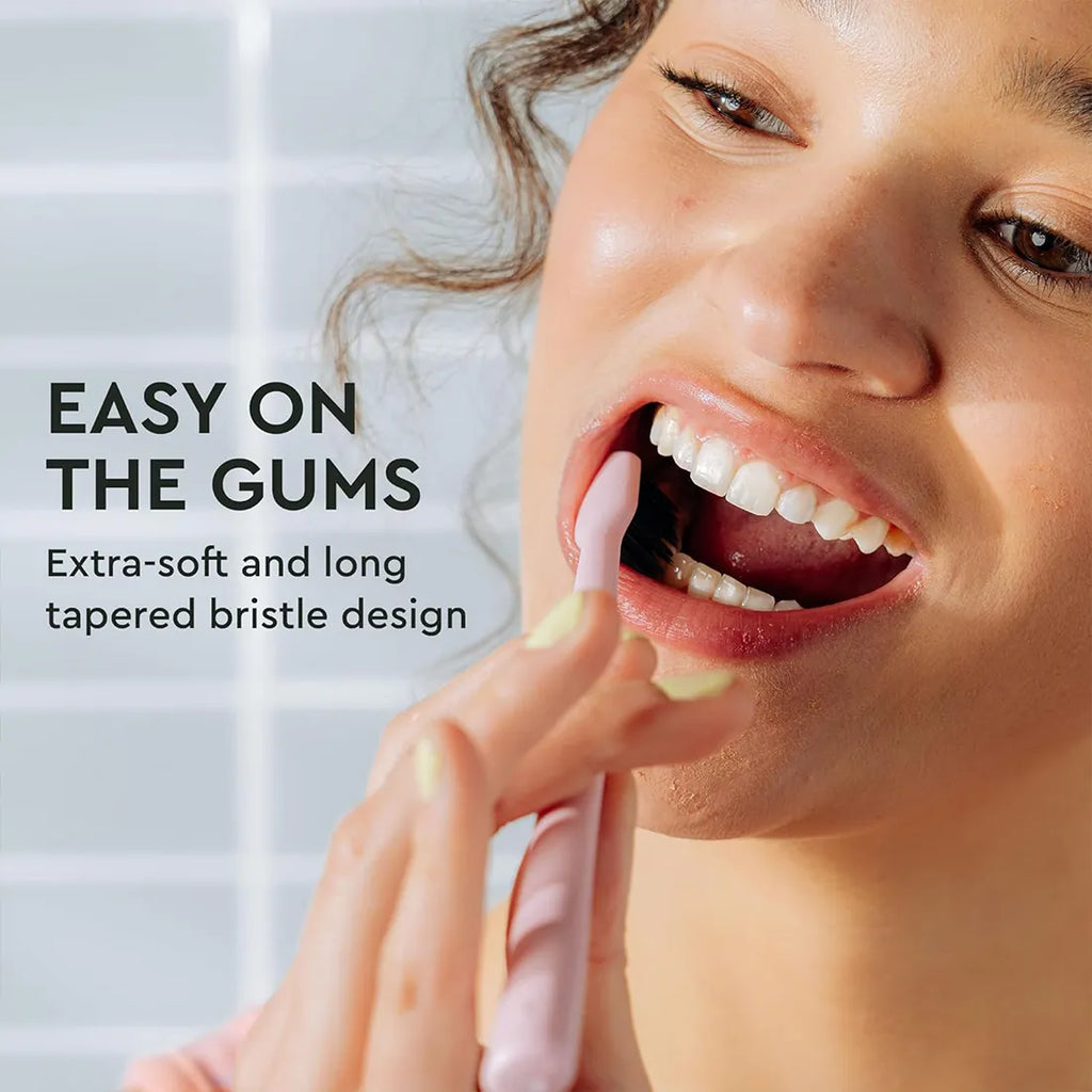 Classic Activated Charcoal Toothbrush 4-Pack