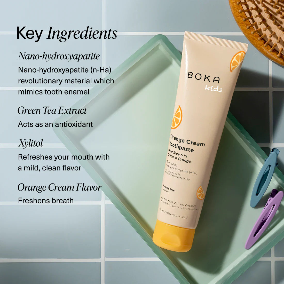 Orange Cream Kids Nano-hydroxyapatite Toothpaste